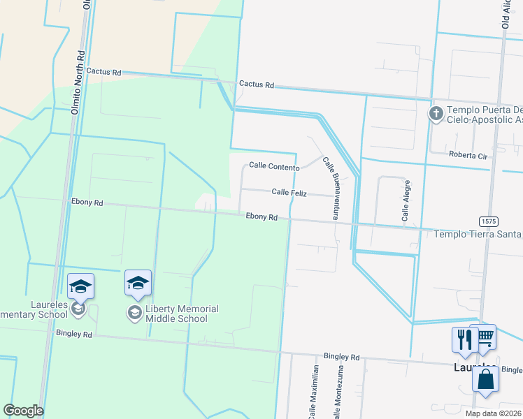 map of restaurants, bars, coffee shops, grocery stores, and more near 32109 Ebony Rd in San Benito