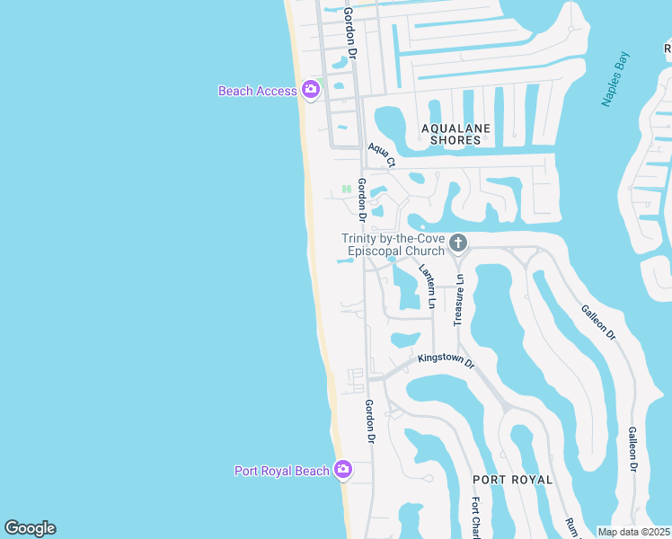 map of restaurants, bars, coffee shops, grocery stores, and more near 2490 Gordon Drive in Naples