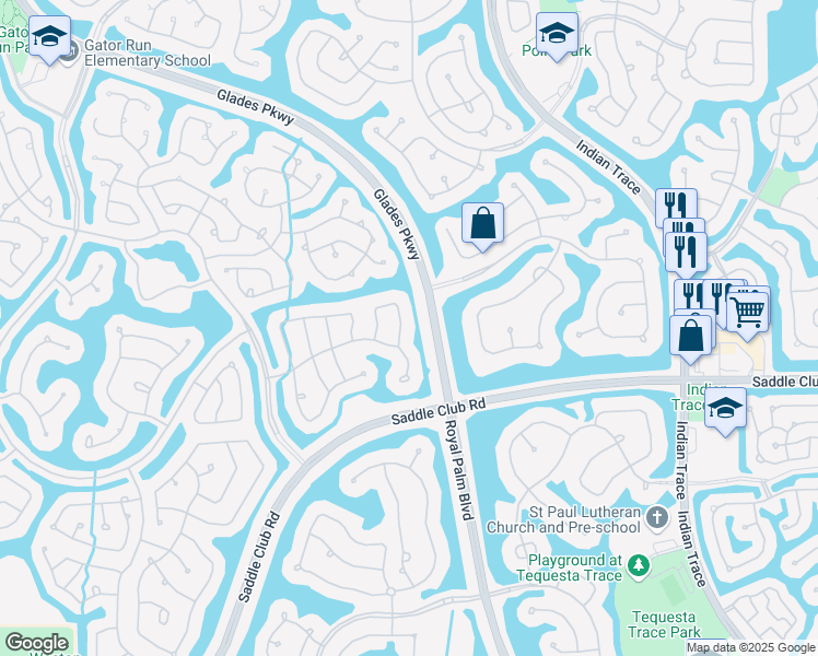 map of restaurants, bars, coffee shops, grocery stores, and more near 1017 Waterside Circle in Weston