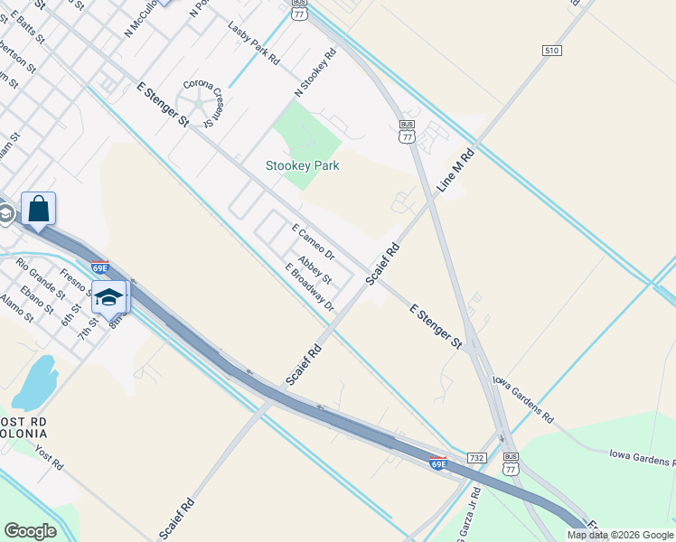 map of restaurants, bars, coffee shops, grocery stores, and more near 1858-2060 East Stenger Street in San Benito