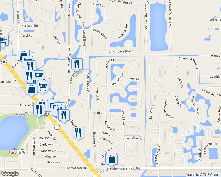map of restaurants, bars, coffee shops, grocery stores, and more near 3740 Kent Drive in Naples