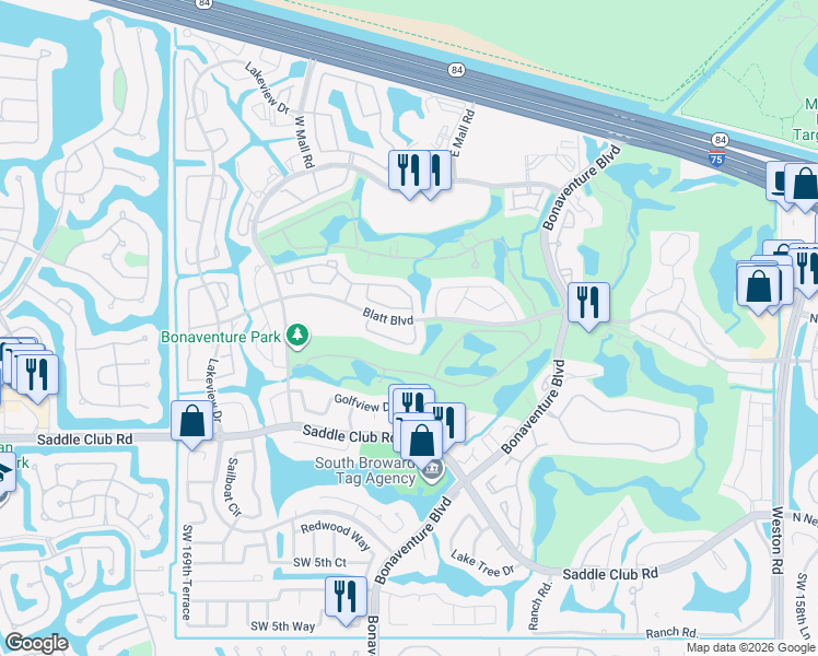 map of restaurants, bars, coffee shops, grocery stores, and more near 77 Simonton Circle in Weston