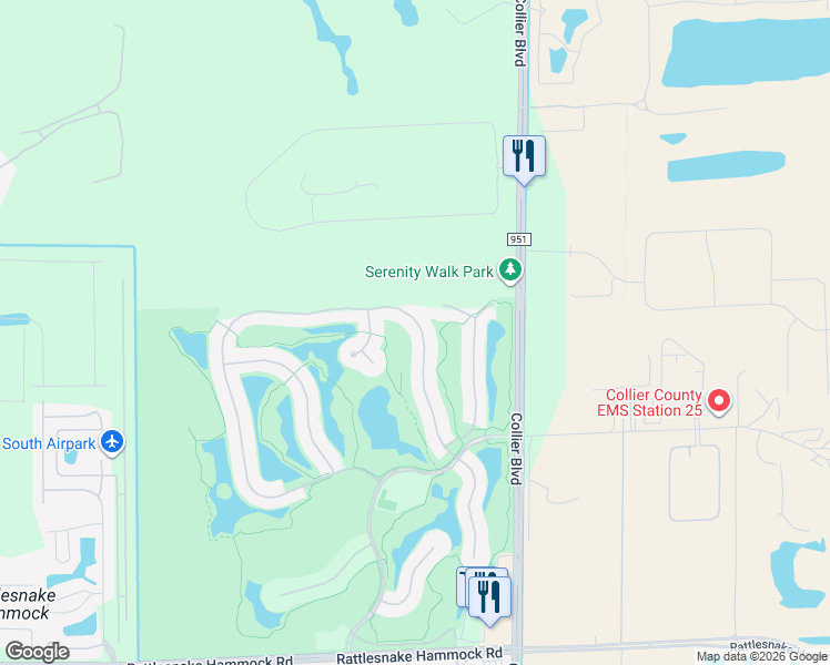 map of restaurants, bars, coffee shops, grocery stores, and more near 4851 Cerromar Drive in Naples
