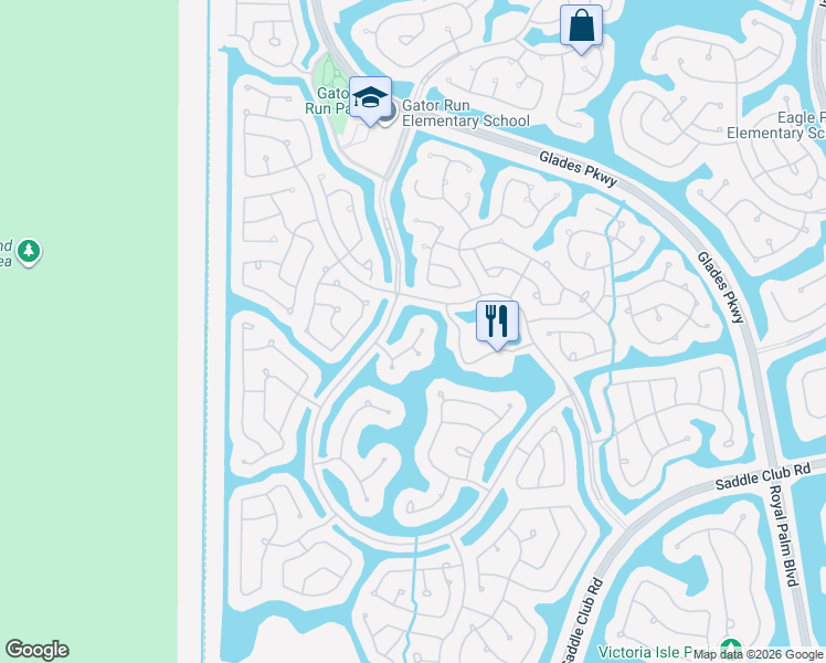 map of restaurants, bars, coffee shops, grocery stores, and more near 1289 Leeward Way in Weston