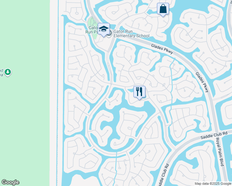 map of restaurants, bars, coffee shops, grocery stores, and more near 1289 Leeward Way in Weston