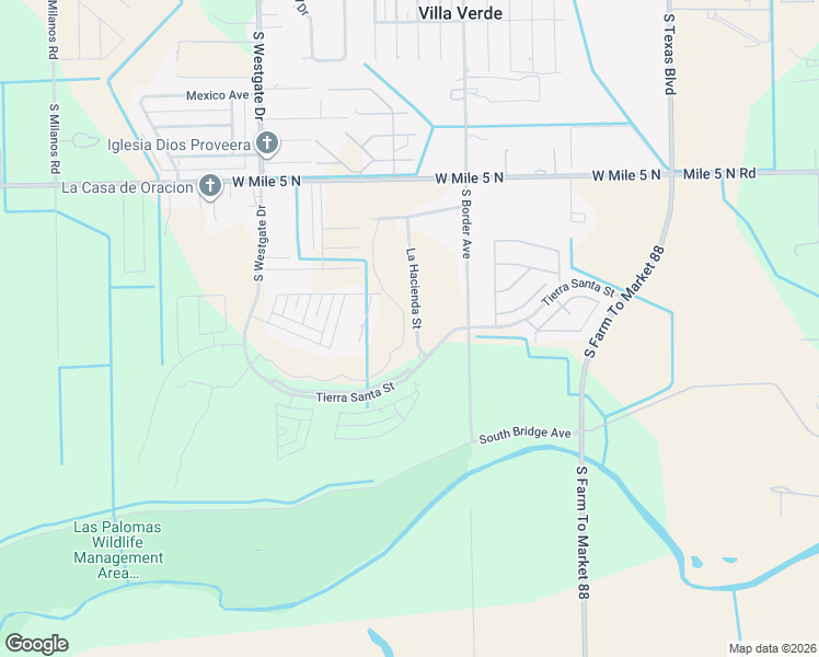 map of restaurants, bars, coffee shops, grocery stores, and more near 3910 La Hacienda in Weslaco