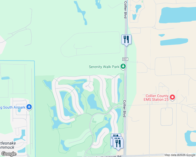 map of restaurants, bars, coffee shops, grocery stores, and more near 4851 Cerromar Drive in Naples