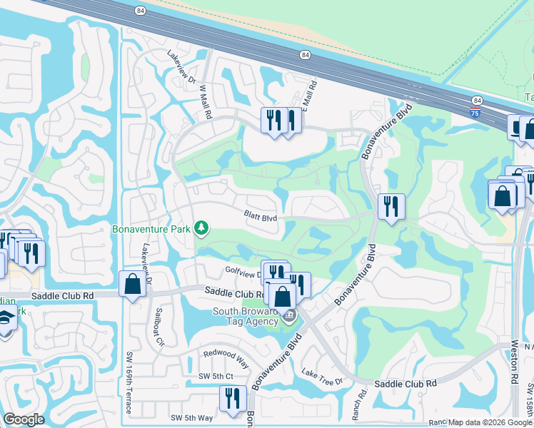 map of restaurants, bars, coffee shops, grocery stores, and more near 77 Simonton Circle in Weston