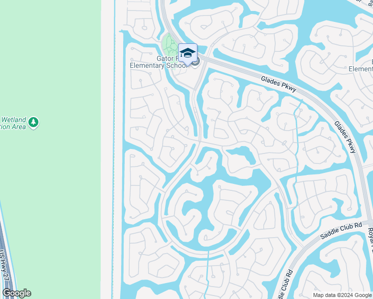 map of restaurants, bars, coffee shops, grocery stores, and more near 1305 Majesty Terrace in Weston