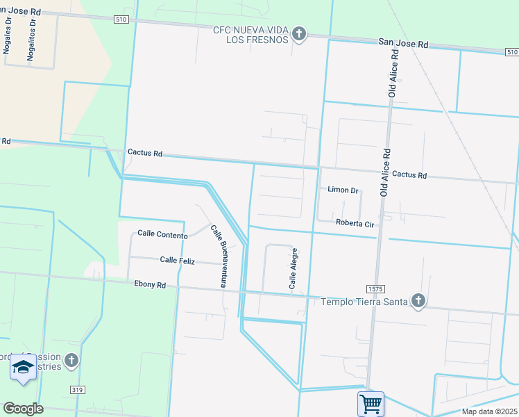 map of restaurants, bars, coffee shops, grocery stores, and more near 32608 Cactus Road in San Benito