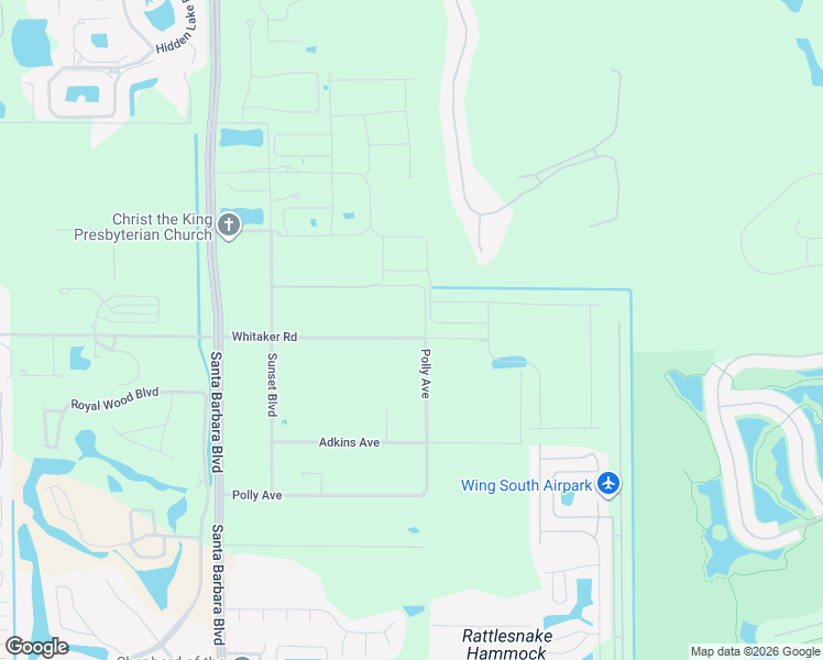 map of restaurants, bars, coffee shops, grocery stores, and more near 6234 Whitaker Road in Naples