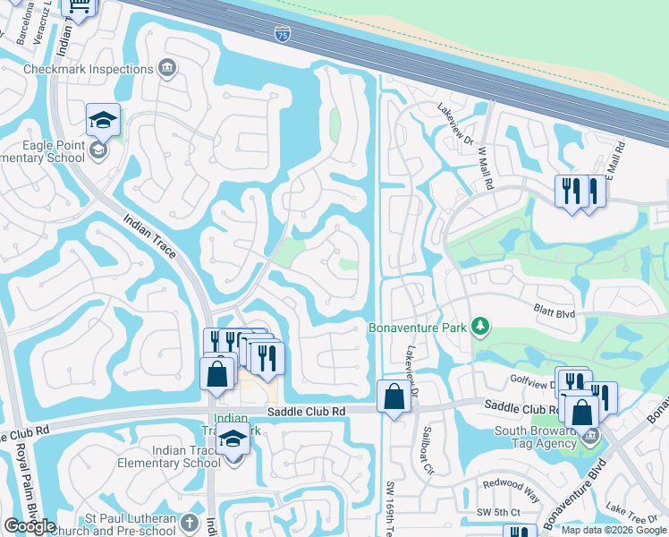 map of restaurants, bars, coffee shops, grocery stores, and more near 525 Stonemont Lane in Weston