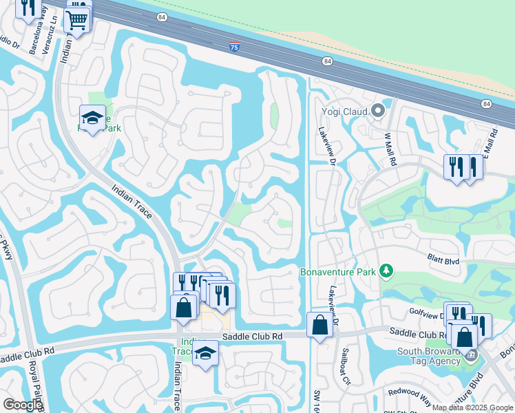 map of restaurants, bars, coffee shops, grocery stores, and more near 570 Stonemont Dr in Weston