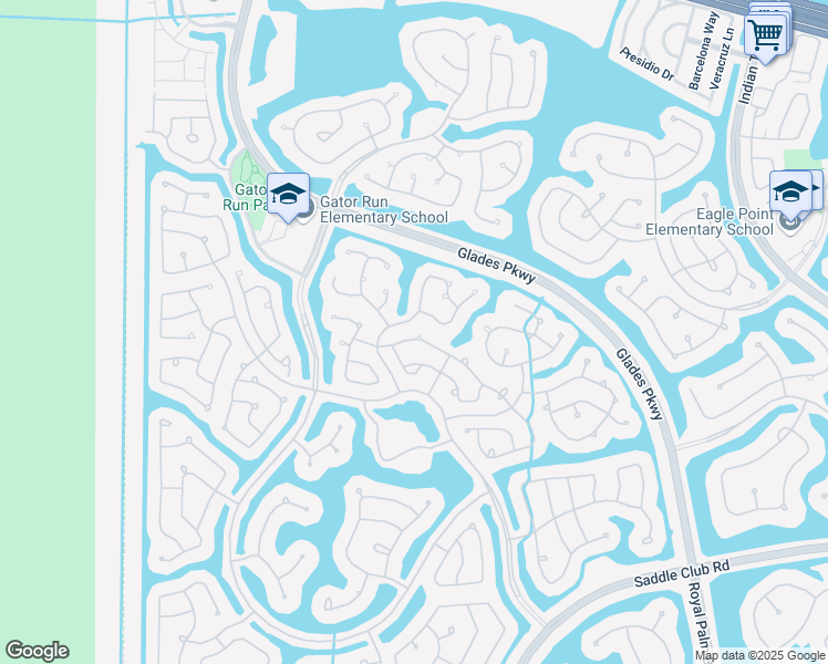 map of restaurants, bars, coffee shops, grocery stores, and more near 1444 Sabal Trail in Weston