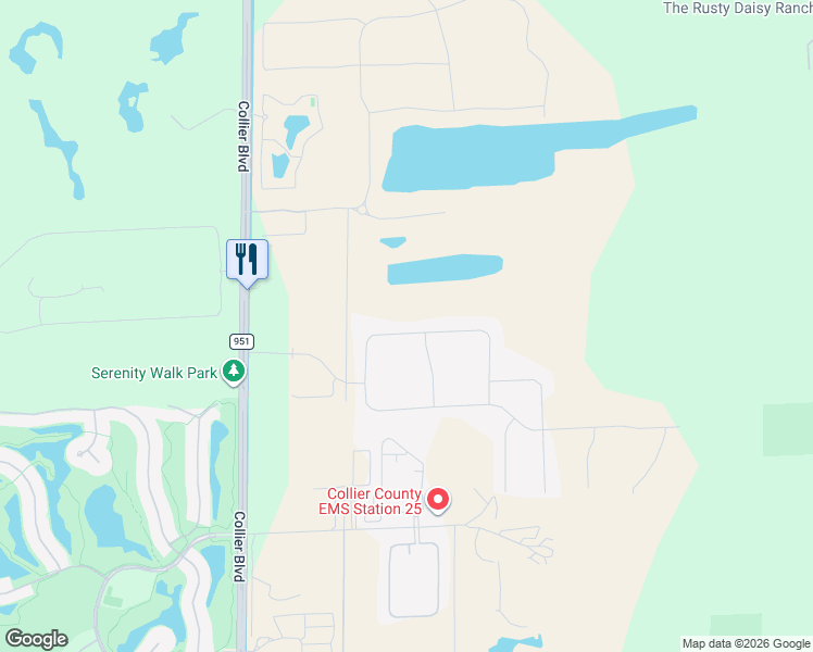 map of restaurants, bars, coffee shops, grocery stores, and more near 9084 Collier Blvd in Naples