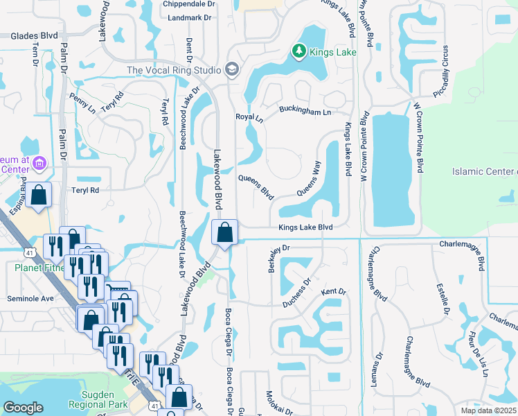 map of restaurants, bars, coffee shops, grocery stores, and more near 2312 Elizabeth Court in Naples