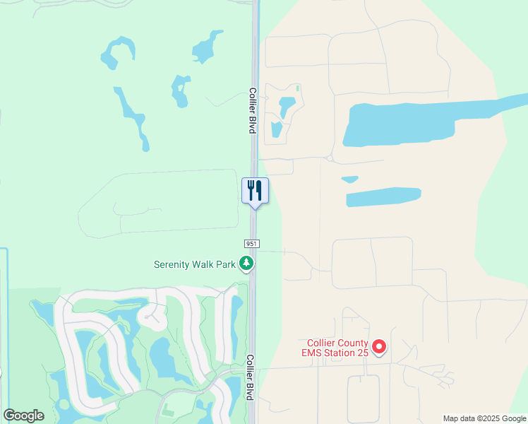 map of restaurants, bars, coffee shops, grocery stores, and more near 9084 Collier Boulevard in Naples