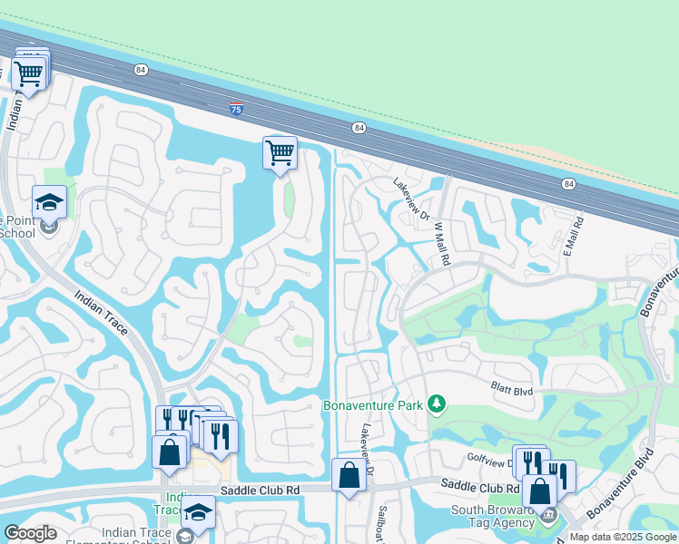 map of restaurants, bars, coffee shops, grocery stores, and more near 718 Verona Court in Weston