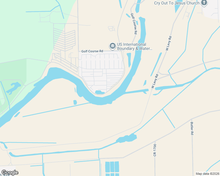 map of restaurants, bars, coffee shops, grocery stores, and more near Lago Vista Street in Mercedes