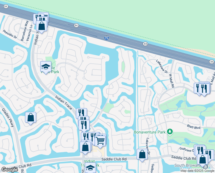 map of restaurants, bars, coffee shops, grocery stores, and more near 686 Heritage Drive in Weston
