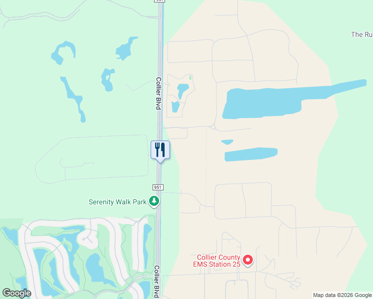 map of restaurants, bars, coffee shops, grocery stores, and more near 9130 Collier Blvd in Naples