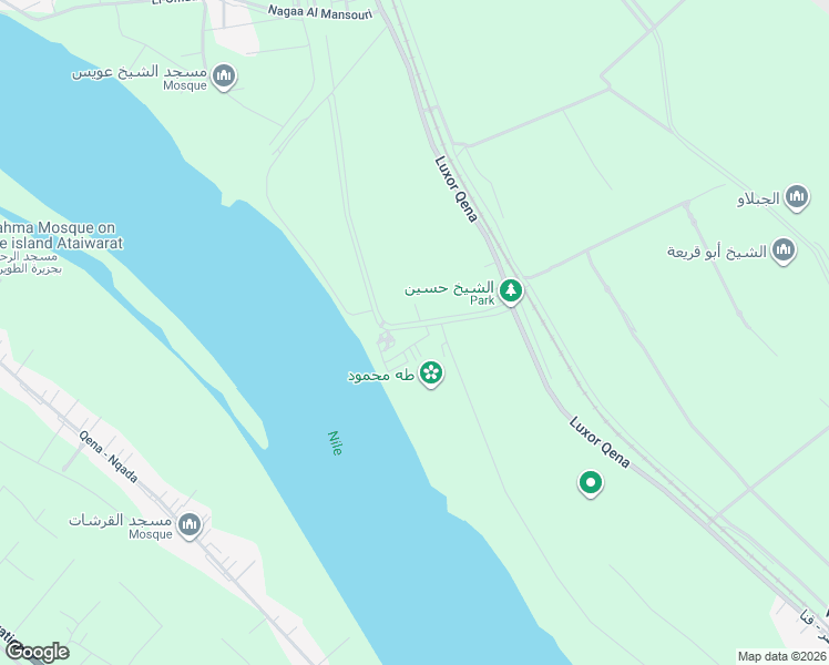 map of restaurants, bars, coffee shops, grocery stores, and more near in Qena