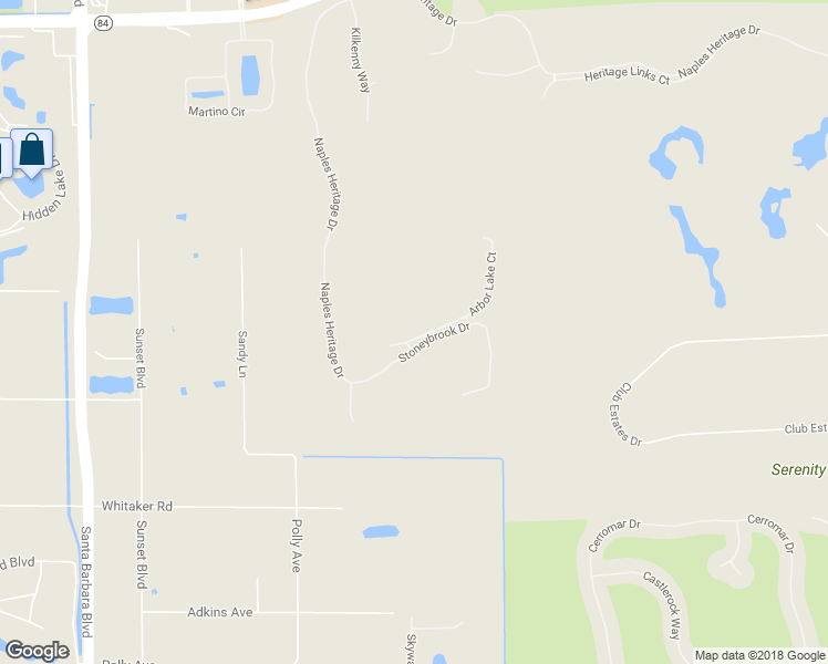 map of restaurants, bars, coffee shops, grocery stores, and more near 7645 Arbor Lakes Court in Naples