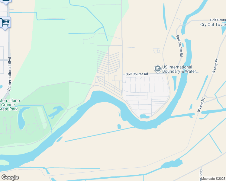 map of restaurants, bars, coffee shops, grocery stores, and more near 446 Donna Avenue in Mercedes