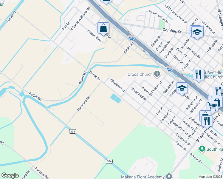 map of restaurants, bars, coffee shops, grocery stores, and more near 1554 Marydale Road in San Benito