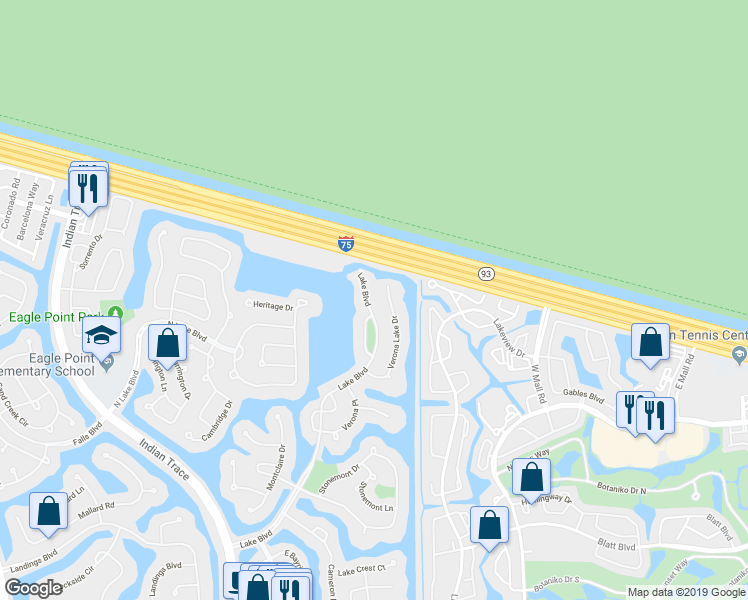 map of restaurants, bars, coffee shops, grocery stores, and more near 782 Lake Boulevard in Weston