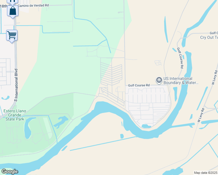 map of restaurants, bars, coffee shops, grocery stores, and more near 521 Juanita Street in Mercedes