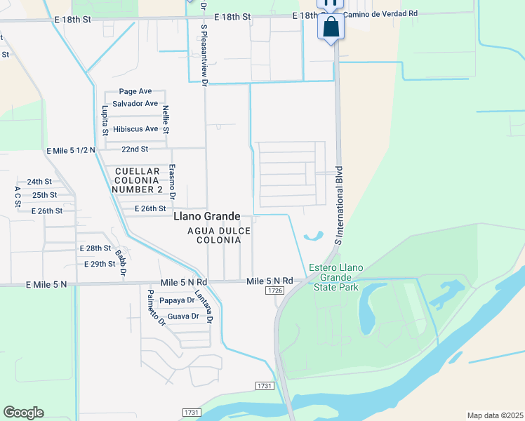 map of restaurants, bars, coffee shops, grocery stores, and more near 3020 San Jacinto Drive in Weslaco