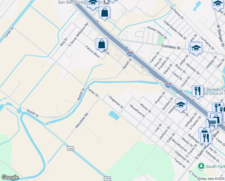 map of restaurants, bars, coffee shops, grocery stores, and more near 1060 Chapman Street in San Benito