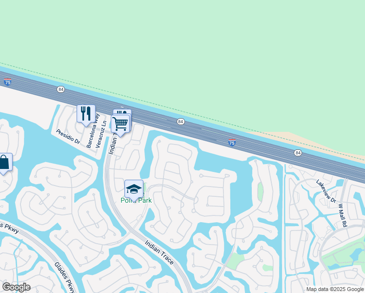 map of restaurants, bars, coffee shops, grocery stores, and more near 931 Falling Water Road in Weston