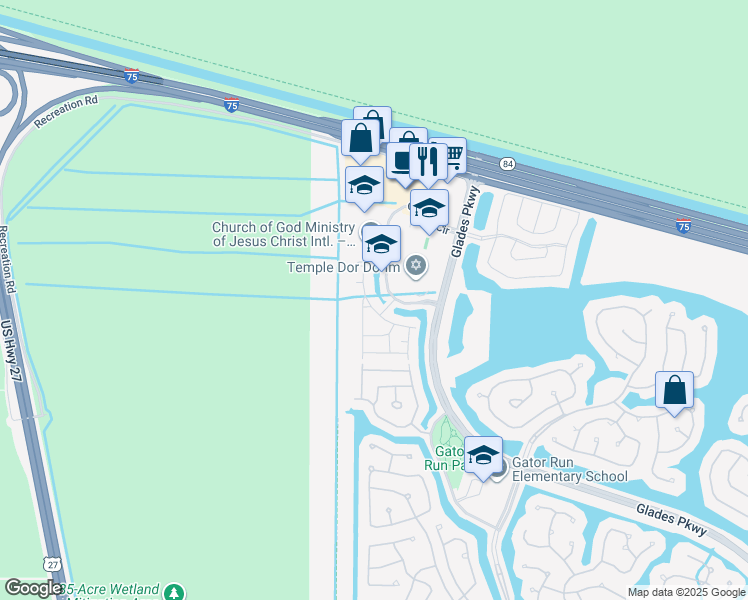 map of restaurants, bars, coffee shops, grocery stores, and more near 2426 San Mateo Boulevard in Weston