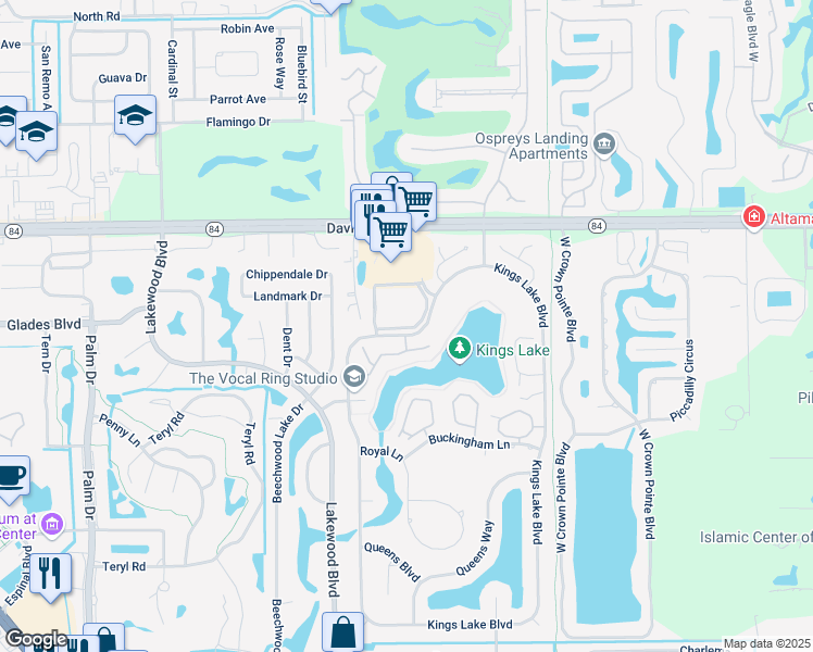 map of restaurants, bars, coffee shops, grocery stores, and more near 1833 Courtyard Way in Naples