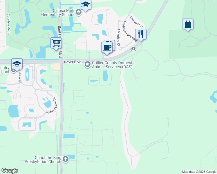 map of restaurants, bars, coffee shops, grocery stores, and more near 7770 Martino Circle in Naples