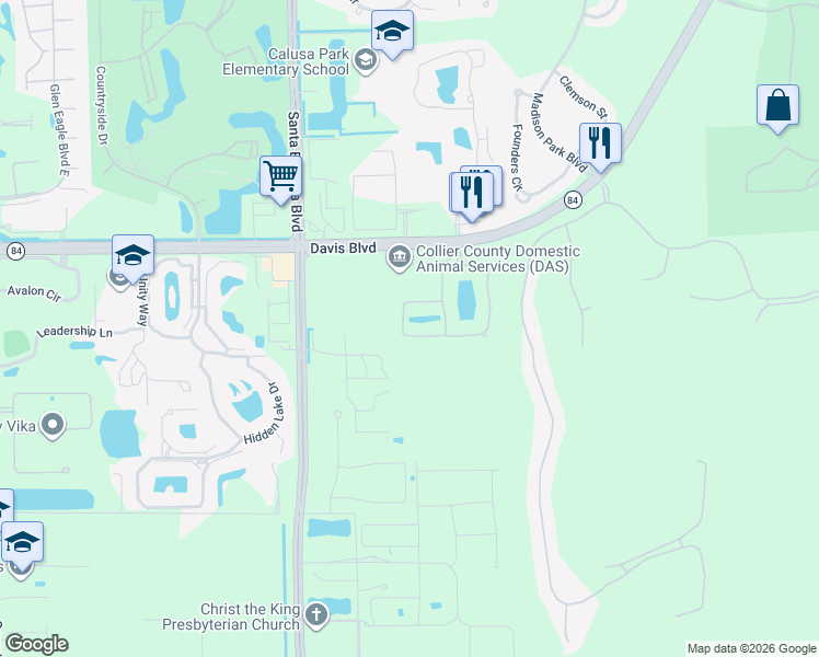 map of restaurants, bars, coffee shops, grocery stores, and more near 7688 Martino Circle in Naples