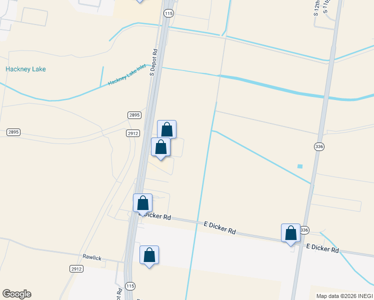 map of restaurants, bars, coffee shops, grocery stores, and more near 7825 South 23rd Street in McAllen