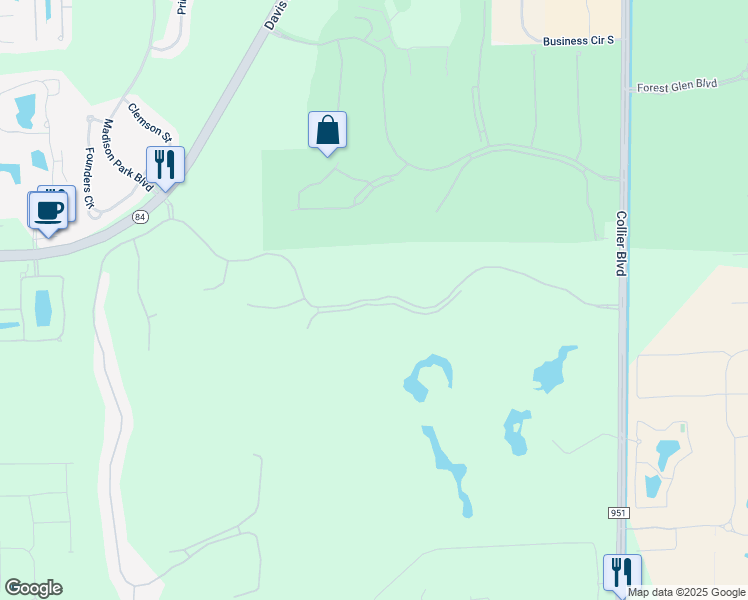 map of restaurants, bars, coffee shops, grocery stores, and more near 8406 Naples Heritage Drive in Naples