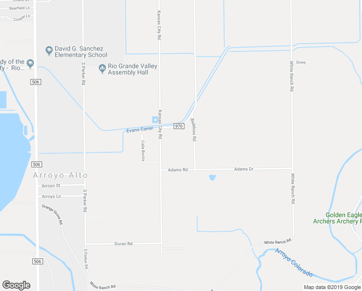 map of restaurants, bars, coffee shops, grocery stores, and more near 29130 Adams Drive in La Feria