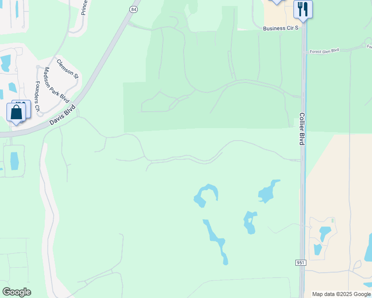 map of restaurants, bars, coffee shops, grocery stores, and more near 8406 Naples Heritage Drive in Naples