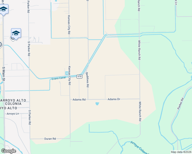 map of restaurants, bars, coffee shops, grocery stores, and more near 29130 Adams Drive in La Feria