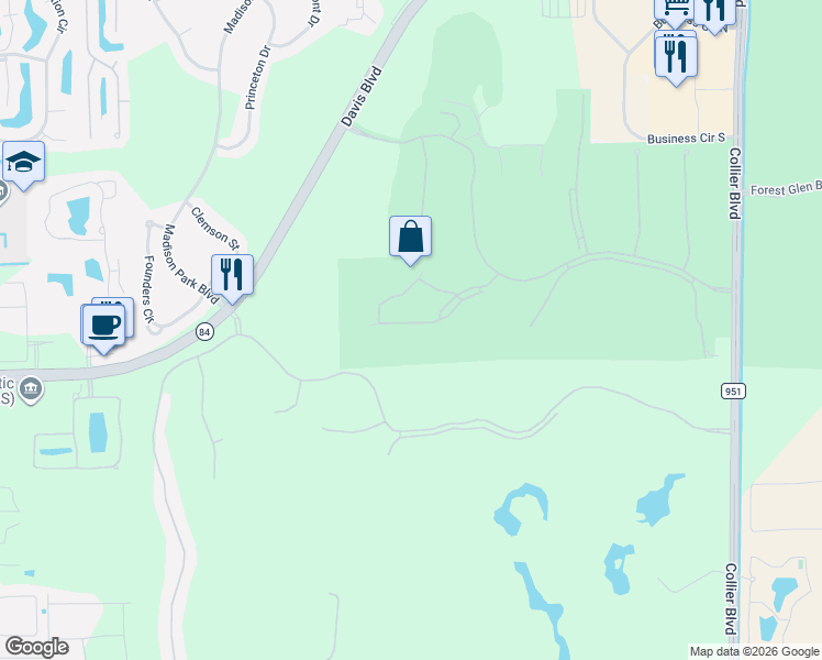 map of restaurants, bars, coffee shops, grocery stores, and more near 8650 Cedar Hammock Circle in Naples