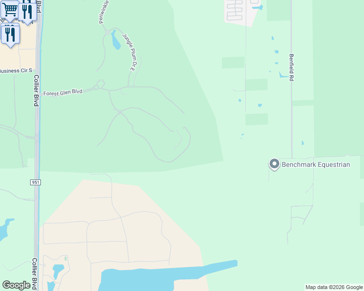 map of restaurants, bars, coffee shops, grocery stores, and more near 4010 Loblolly Bay Drive in Naples
