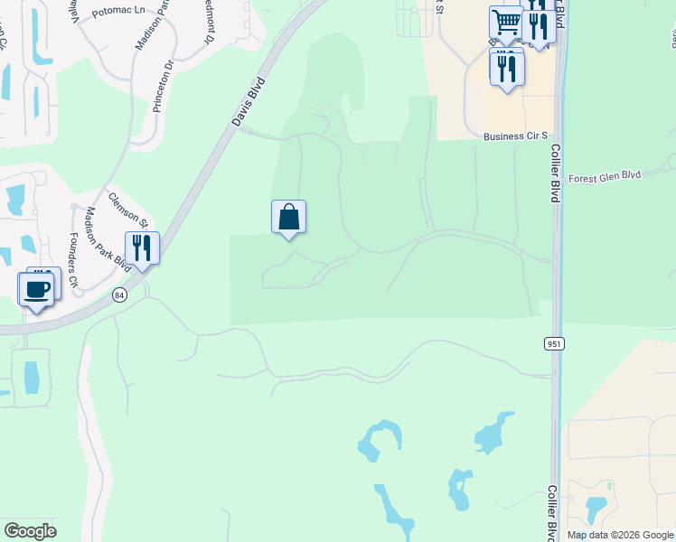 map of restaurants, bars, coffee shops, grocery stores, and more near 8560 Cedar Hammock Circle in Naples