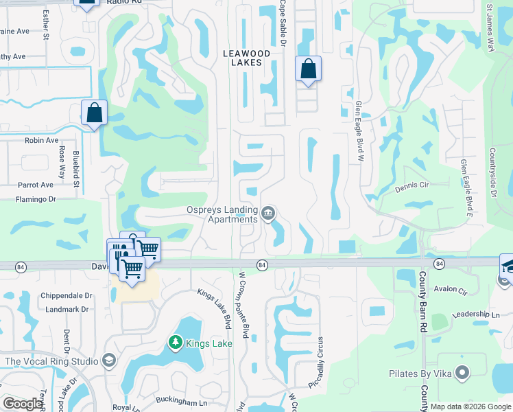 map of restaurants, bars, coffee shops, grocery stores, and more near 1172 Jardin Drive in Naples