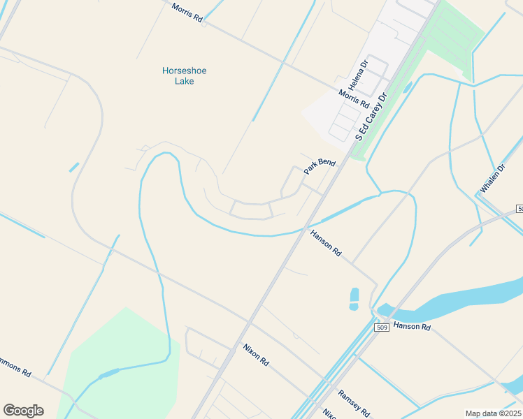 map of restaurants, bars, coffee shops, grocery stores, and more near 4421 Park Bend in Harlingen