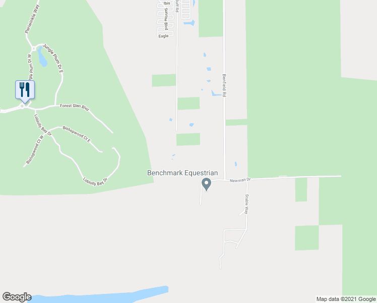 map of restaurants, bars, coffee shops, grocery stores, and more near 5185 Le Buff Road in Naples