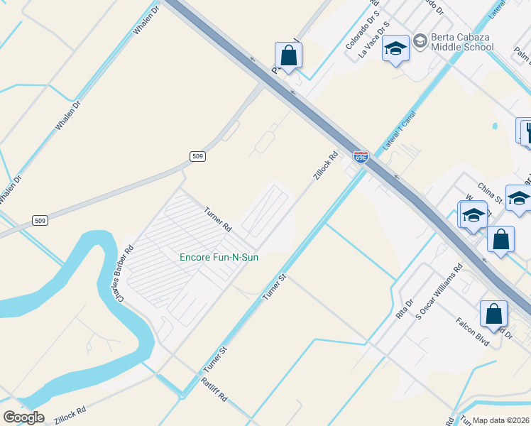 map of restaurants, bars, coffee shops, grocery stores, and more near 2800 Turner Road in San Benito